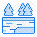 Frozen lake  Icon