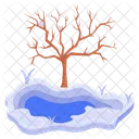 Frozen Pond Lake Icon