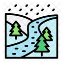 Mountain Landscape Sky Icon