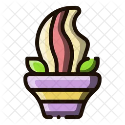 Frozen Yoghurt  Icon