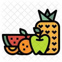 Fruchte Saft Ananas Symbol