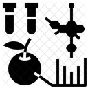 Fruchttest Labor Chemie Symbol