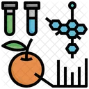 Fruchttest Labor Chemie Symbol