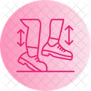 Fruhling Schuhklopfen Hupfen Symbol