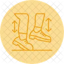 Fruhling Schuhklopfen Hupfen Symbol