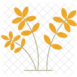 Frühlingsblumenpflanze  Symbol