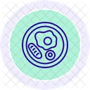 Frühstück  Symbol