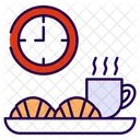 Frühstückszeit  Symbol