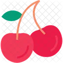 Food Fruit Cherries Icon