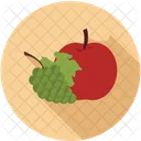 Grapes Fruit Apple Icon