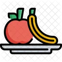 Fruit Vegetable Fitness Icon