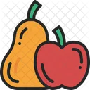 Fruit Pear Apple Icon
