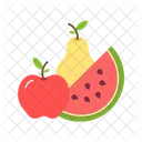 Fruit Strawberry Apple Icon