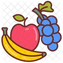 Fruit Apple Banana Icon