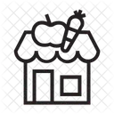 Fruit And Vegetables Market  Icon