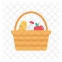 Basket Fruit Food Icon