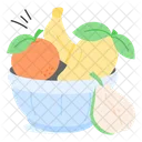 Fruit Basket Bowl Icon