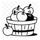 Fruit Basket Crate Container Icon