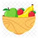 Fruit Bowl Health Wellness Icon