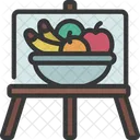 Fruit Bowl Painting  Icon