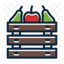 Fruit Food Box Icon