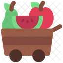 Fruit Cart Agriculture Icon
