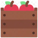 과일 상자 농업 아이콘