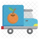 Fruit Delivery Truck  Icon