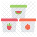 Fruit Ice Cream Cup  Icon