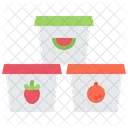 Fruit Ice Cream Cup Fruit Ice Cream Fruit Icon