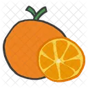 Fruit Orange Citrus Icon