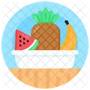 Food Plate Fruit Plate Fruits Icon