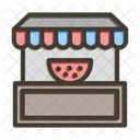 Popcorn Stand Fast Food Stand Ice Cream Stand Icon