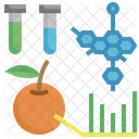 Fruit Test Lab Chemistry Icon