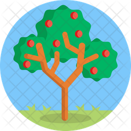 Fruit Tree Icon - Download in Flat Style