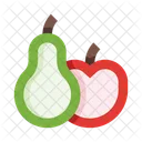 Fruits Pear Apple Icon