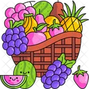 Fruits Fruit Basket Vegetables Icon