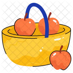 Fruits bucket  Icon