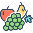 Fruits Healthy Natural Icon