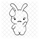 Fruncir el ceño  Icono