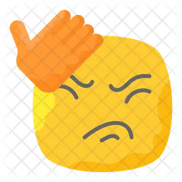 Frustrado Emoji Ícone