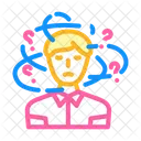 Frustrated Person Stress Icon