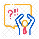 Frustrated Businessman  Icon