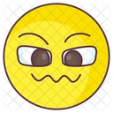 Frustrated Emoji Frustrated Expression Emotag Icon