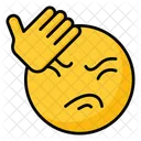 Frustrated Facepalm Frustration Icono