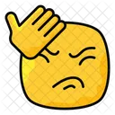Frustrated Facepalm Frustration Icono