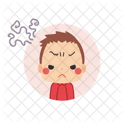 Frustrated Little Boy  Icon