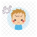 Frustrated Little Boy  Icon