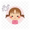 Frustrated Little Girl  Icon