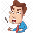 Frustrated Man  Icon